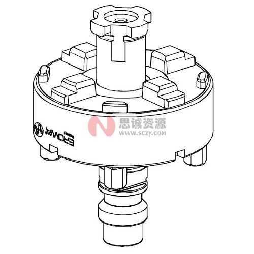 ER-028772 Adapter ITS 50/macro ITS 50~3R轉接頭