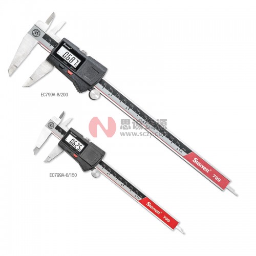 施泰力/Starrett EC799系列數(shù)顯卡尺 0-12″/0-300MM 帶數(shù)據(jù)輸出功能